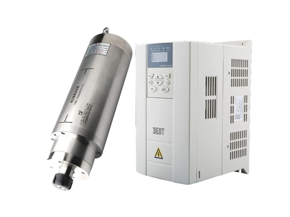 С водяным охлаждением 7.5kw D125mm ER25 900HZ AC220V/380В мотор шпинделя и лучший частотный