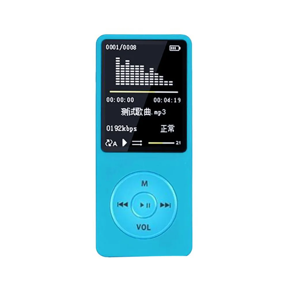 B 70 часов воспроизведения MP3 MP4 без потерь Звук Музыкальный плеер TXT электронная книга FM рекордер TF карта Поддержка до 128 ГБ дрошиппинг 701 - Цвет: B