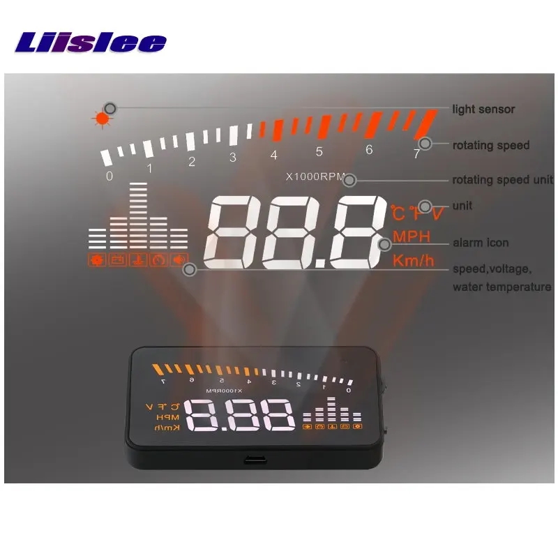HUD Дисплей для SEAT Leon 1M 1P 5F AUTO X500 информация о автомобиле проектор экран безопасное