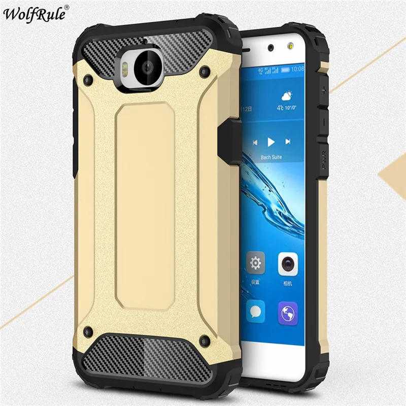 WolfRule For Cover Huawei Y5 2017 Case Y6 TPU &amp PC Armor Bumper Pouch Phone 5'' | Мобильные телефоны и