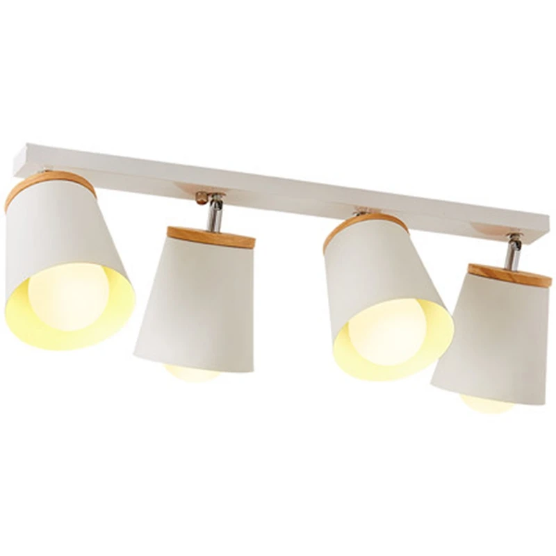 Светодиодный деревянный Точечный светильник в скандинавском стиле s образный