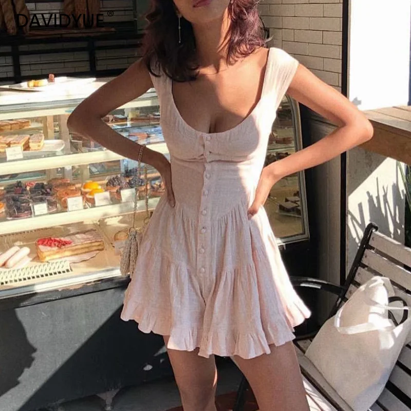 

Boho vintage ladies dresses beach ruffle yellow casual mini sexy dress vestidos bohemian elegant Summer dress 2022