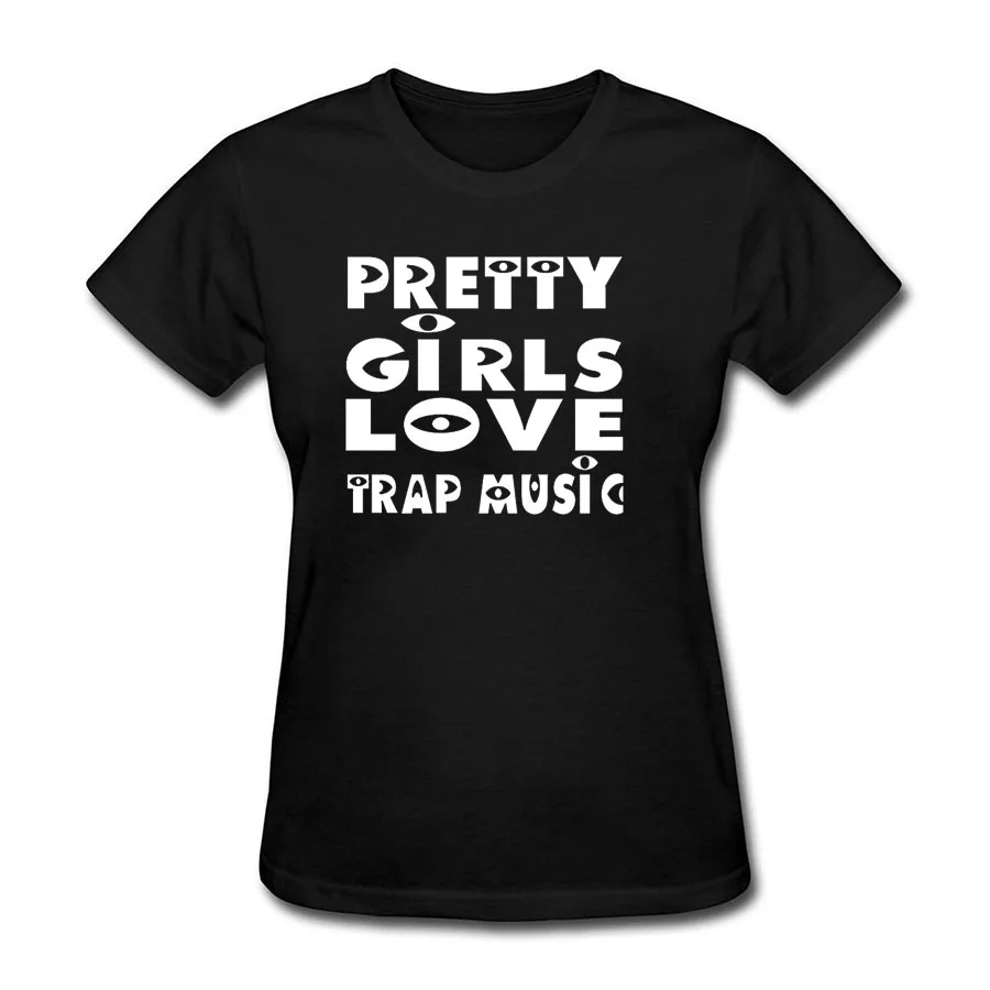 Новые красивые девушки Love Trap музыка футболка Для женщин топы для девочек
