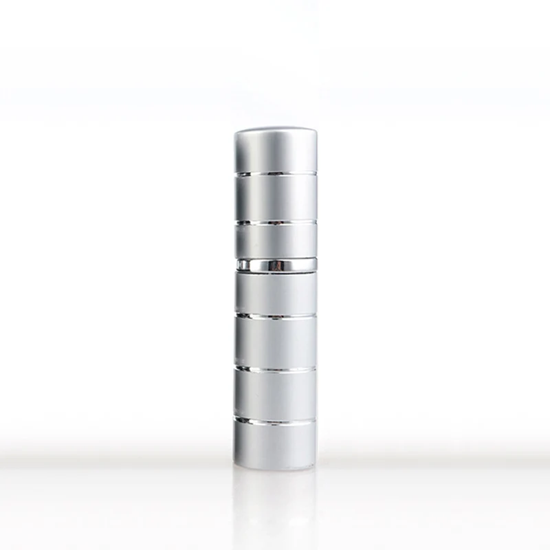 10ml Silver 50 шт./лот, 10 мл,, стеклянный парфюмерный флакон с распылителем, анодированное алюминиевое пустое стекло для путешествий, многоразовый спрей - Цвет: 10ml Silver
