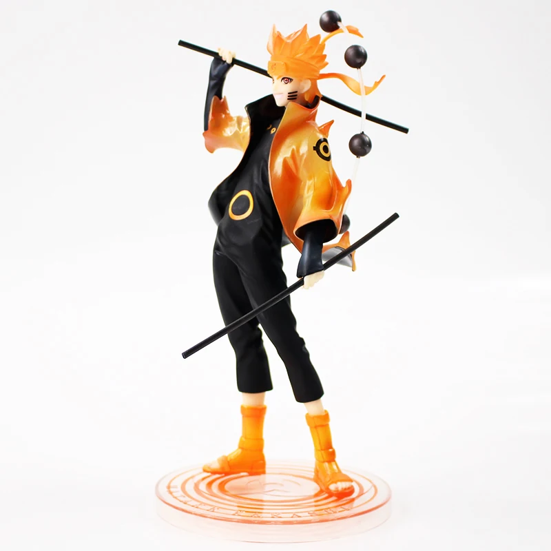20 см Наруто Shippuden статуя Узумаки Наруто шесть дорожек фигурка сейджа японского аниме Наруто фигурка