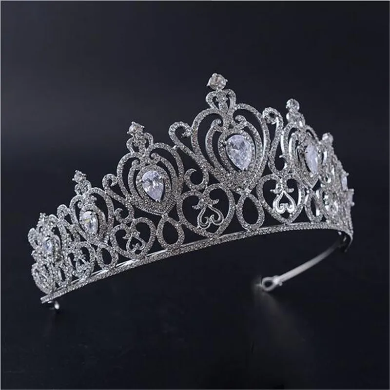 CC crowns tiaras hariband украшения для волос роскошные свадебные аксессуары ювелирные изделия помолвки и вечеринки