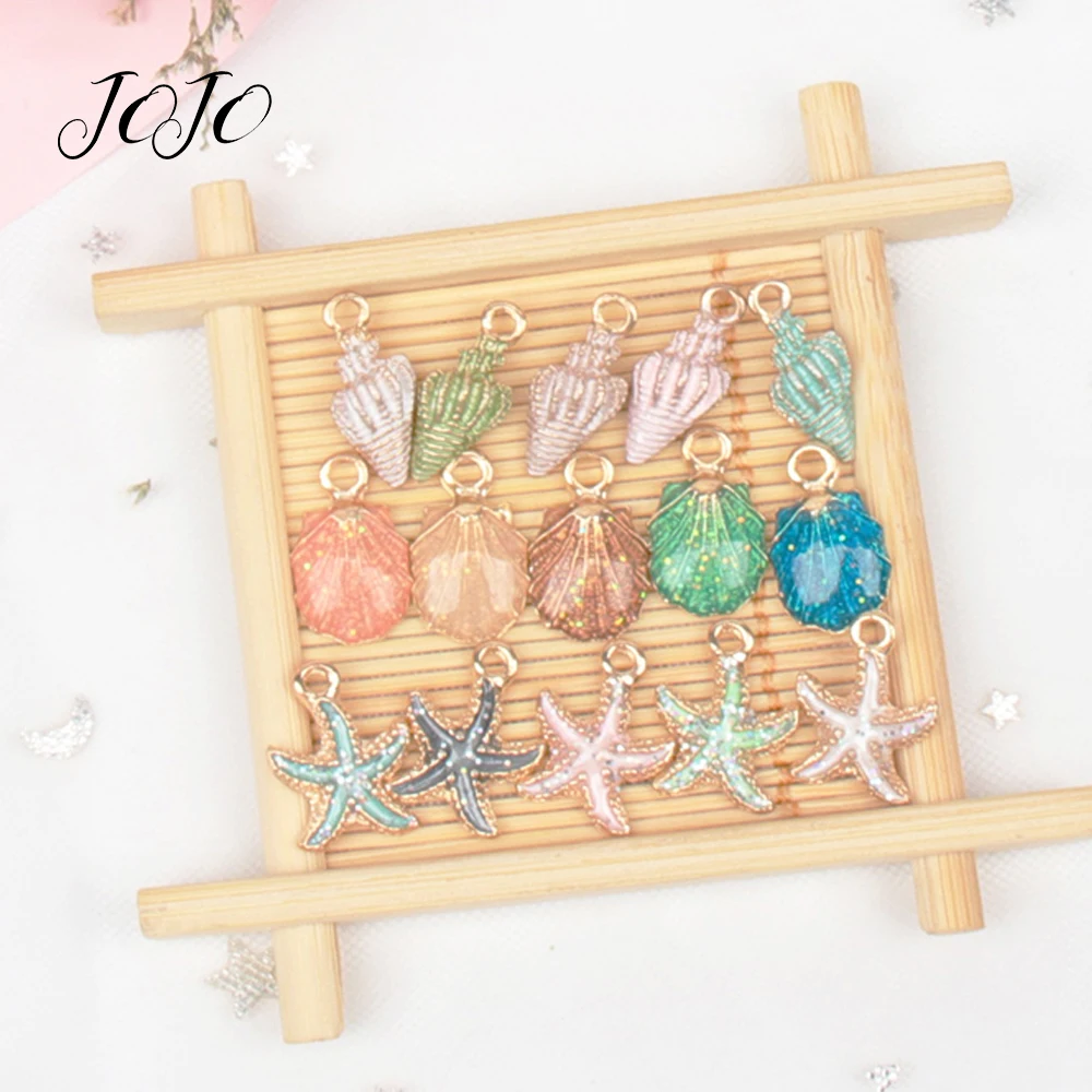 JOJO Луки 15 шт. DIY ремесла поставки Морская звезда сплав Аксессуары для Подвеска ручной работы материал ожерелья одежда наклейки для сумок Декор