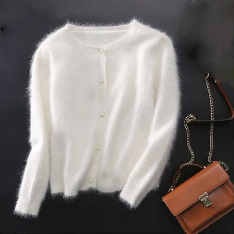 Brand new mink cashmere sweater women cashmere cardigans knitted pure mink coat free shipping S1896