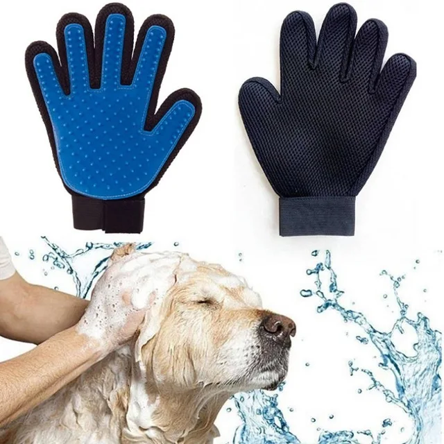 Pet Deshedding Brush Glove Grooming for Cats Comb Cat Hackle Animal Dog Hair GloveS | Дом и сад