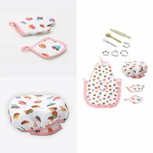 11 шт. детский кухонный набор для ролевых игр|Фартуки| |