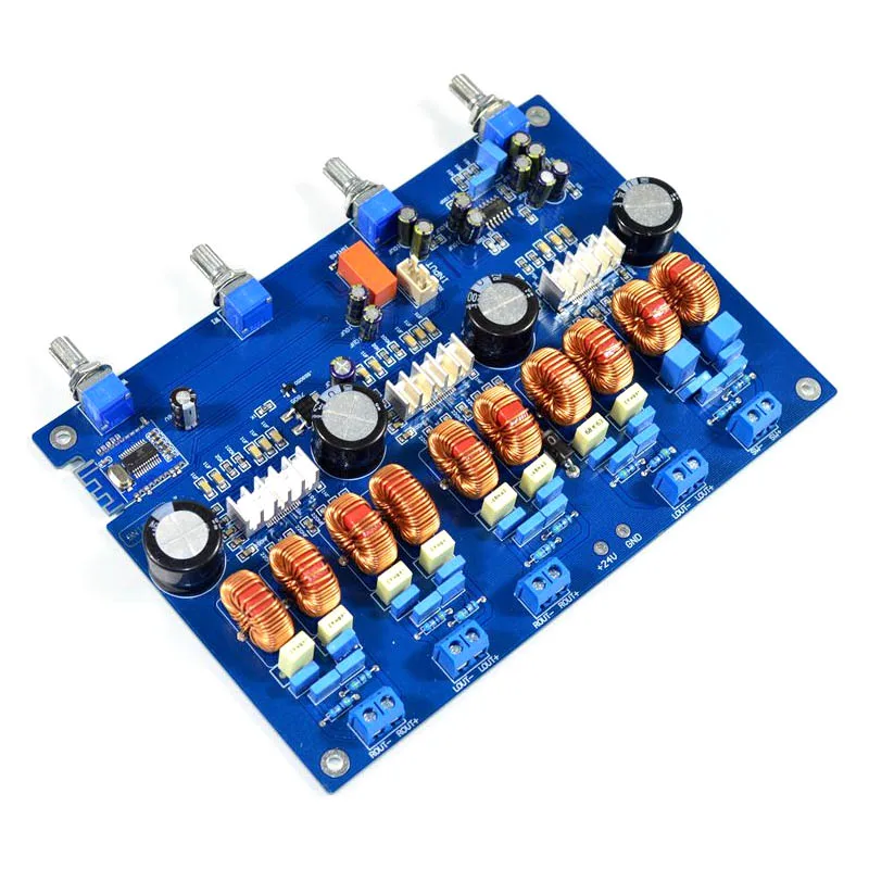KYYSLB аудио усилитель мощности плата 4,1 канала класса D усилитель плата TPA3116 Bluetooth усилитель доска 50 Вт* 4+ 100 Вт