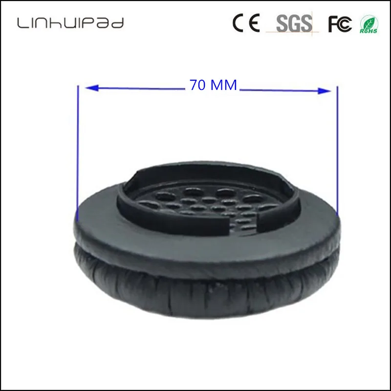 Linhuipad V150 кожаные амбушюры для наушников MDR V250 диаметр 70 мм Sony MDR-V150 V300 7 см 1 пара |
