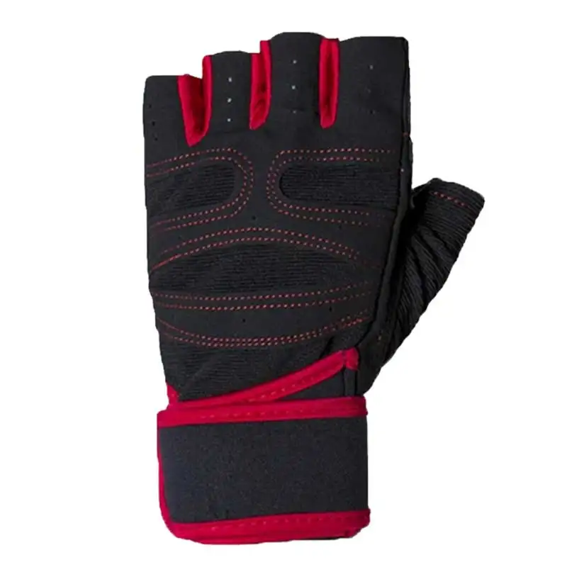 Hombres calientes y mujeres 3D deportes de goma antideslizante gimnasio guantes entrenamiento con pesas cycling|Перчатки для