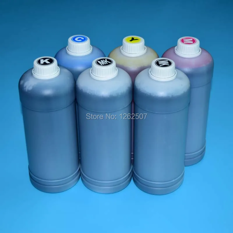 1000 мл 6 цветов водостойкие пигментные чернила для принтеров Canon W8400 W8200 W7250 W6400 W6200 |