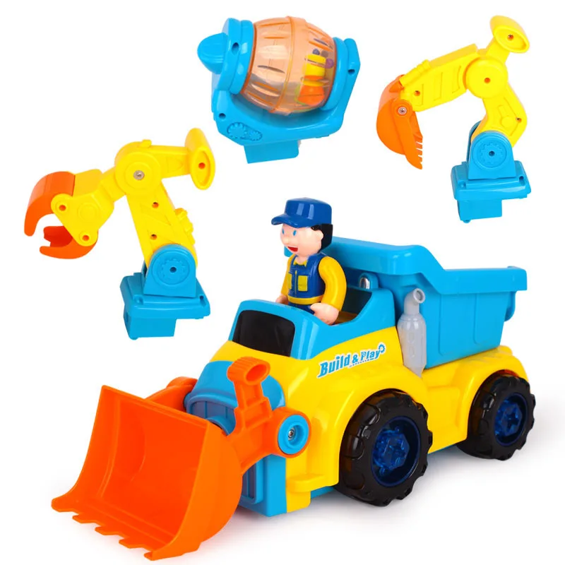 

Toy Puzzle Disassembly Electric Engineering Vehicle Assembly Tool Disassembling Screw Boy Children