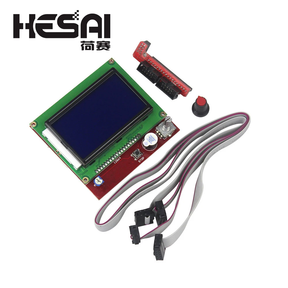 3d принтер Smart control ler RAMPS 1,4 lcd 12864 128X64 панель управления синий экран