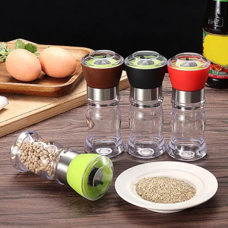 

Manual Salt Pepper Grinder Seasoning Muller Cooking Tool Kitchen Pepper Mill Grinding Bottle Condiment Jar Moedor De Pimenta