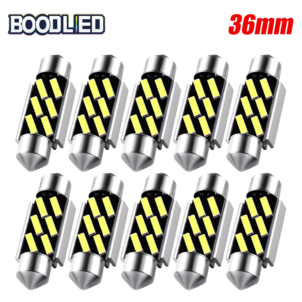 

Festoon 36mm LED Bulbs C5W C10W CANBUS 7020 SMD NO ERROR White Light Lamp For Car Auto Dome Interior License Plate Lights DC 12V