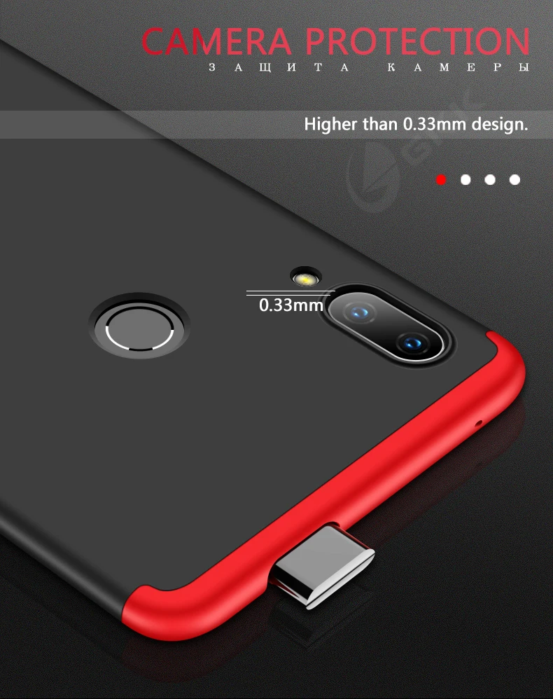 GKK Роскошный чехол для huawei P smart Z чехол 3 в 1 матовый Жесткий ПК цветной чехол в деловом стиле для Y9 Prime чехол Funda