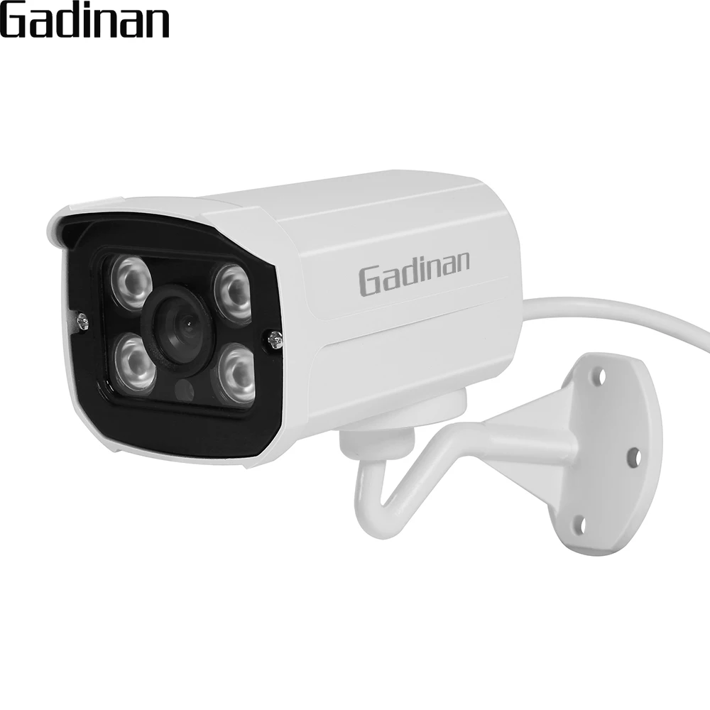 GADINAN H.265 2MP пуля 48 в PoE 1080P IP камера наружная металлическая Hi3516CV300 безопасности