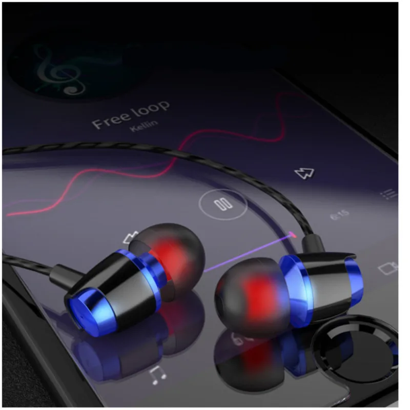 

3.5mm Wired Stereo Enhanced Bass Earbuds Sport Smart Phone Earphone For Xiaomi Huawei Samsung Fone De Ouvido sh*