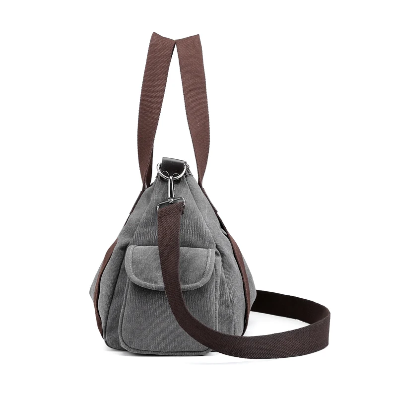 2020 новые модные однотонные женские холщовые сумки для отдыха брендовые