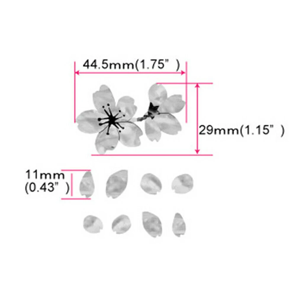 New Inlay Stickers Cherry Blossoms At Guitar Heads And Pick Guards Blossom Thin Sticker Decoration | Дом и сад