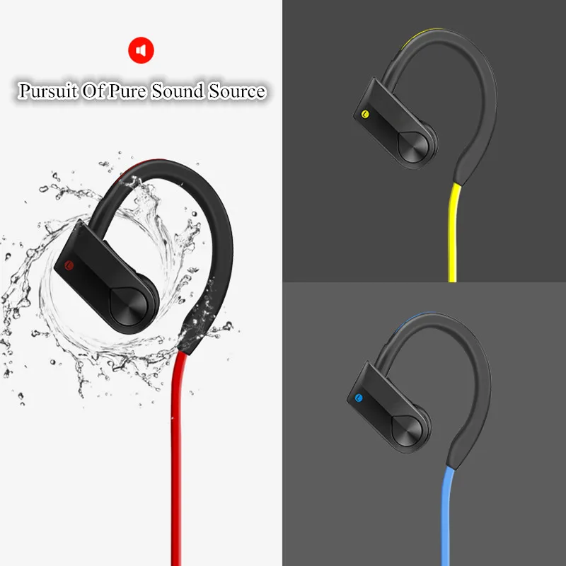 Новый Беспроводные Наушники Зимний Спорт Bluetooth гарнитура для Наушников Аэробика