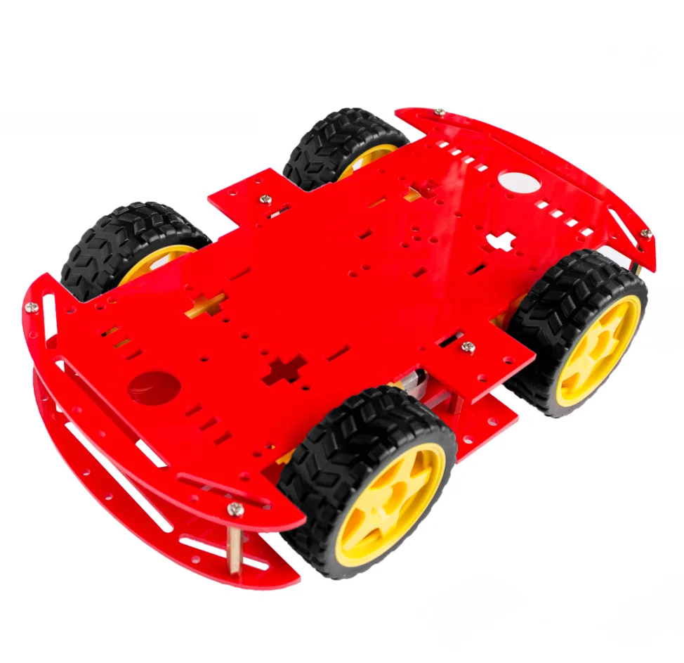 5 видов цветов 4WD умный робот автомобильные шасси для arduino с кодировщиком скорости