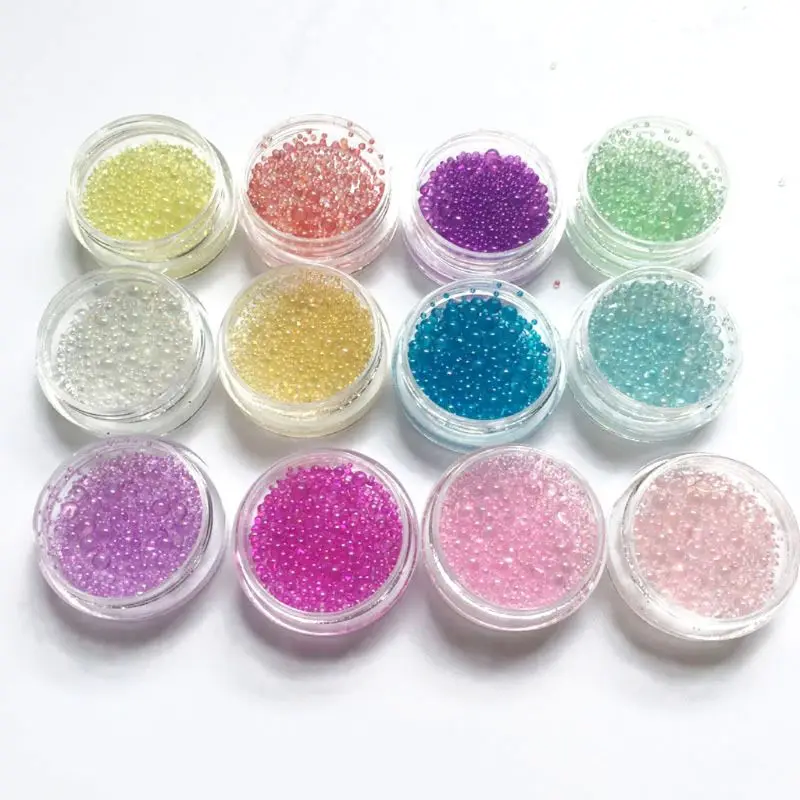 12 Box Mixed Mini Bubble Ball Beads 1-3mm Tiny Epoxy Mold Jewelry Filling | Украшения и аксессуары