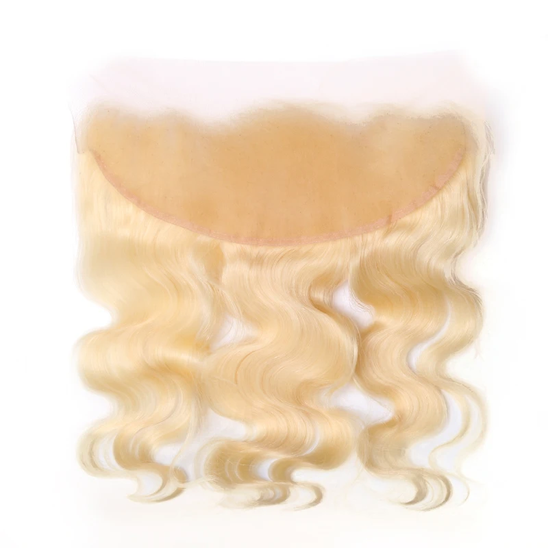 Али Фуми queen hair продукты Волосы remy объемная волна кружева фронтальной 613 Цвет 13x4