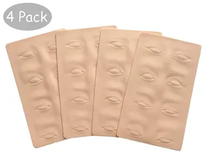 3D 410 шт., микроблейдинг, косметика, силикон, тренировка кожи для бровей, подводка для глаз, тату, макияж, тренировка для тату, поставщик