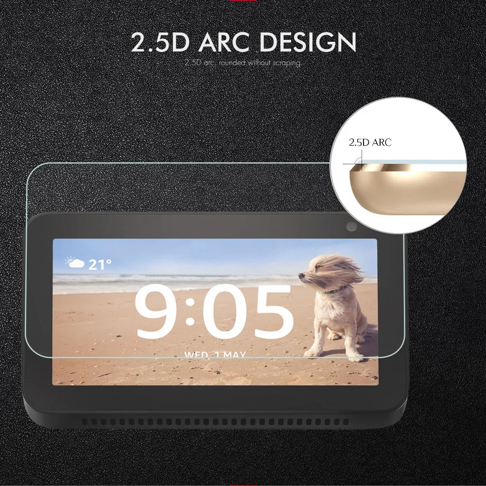 Закаленное стекло для планшета Amazon Echo Show 5 8,0 дюймов 9H Защита экрана для Amazon Echo Show 5 8," защитная пленка