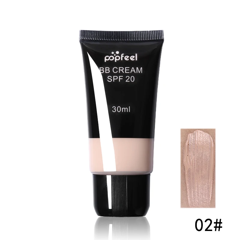 02 Бренд SPF20 солнцезащитный BB крем CC крем Жидкая основа для макияжа отбеливающий консилер Осветляющий праймер основа Maquiagem - Цвет: 02