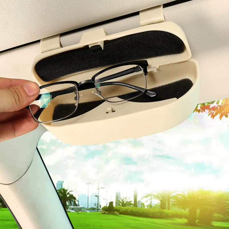 

Glasses Case Organizer Box Sunglasses Holder Storage Pockets for Jeep Dodge Chery EMGRAND