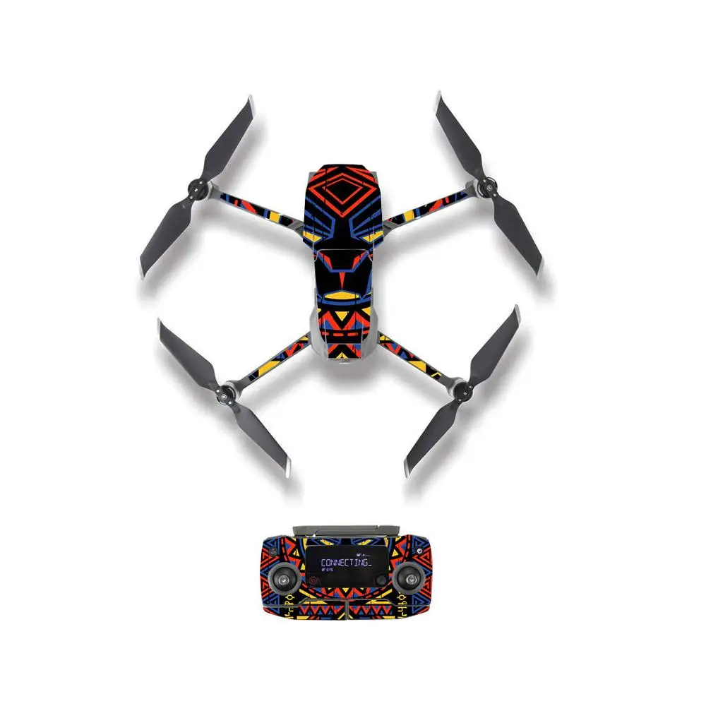 YSDJM20188 Мультфильм шаблон стиль кожи наклейка для DJI Mavic 2 Pro& Zoom Drone корпус пульт дистанционного управления батарея защитная пленка - Цвет: YSDJM20188