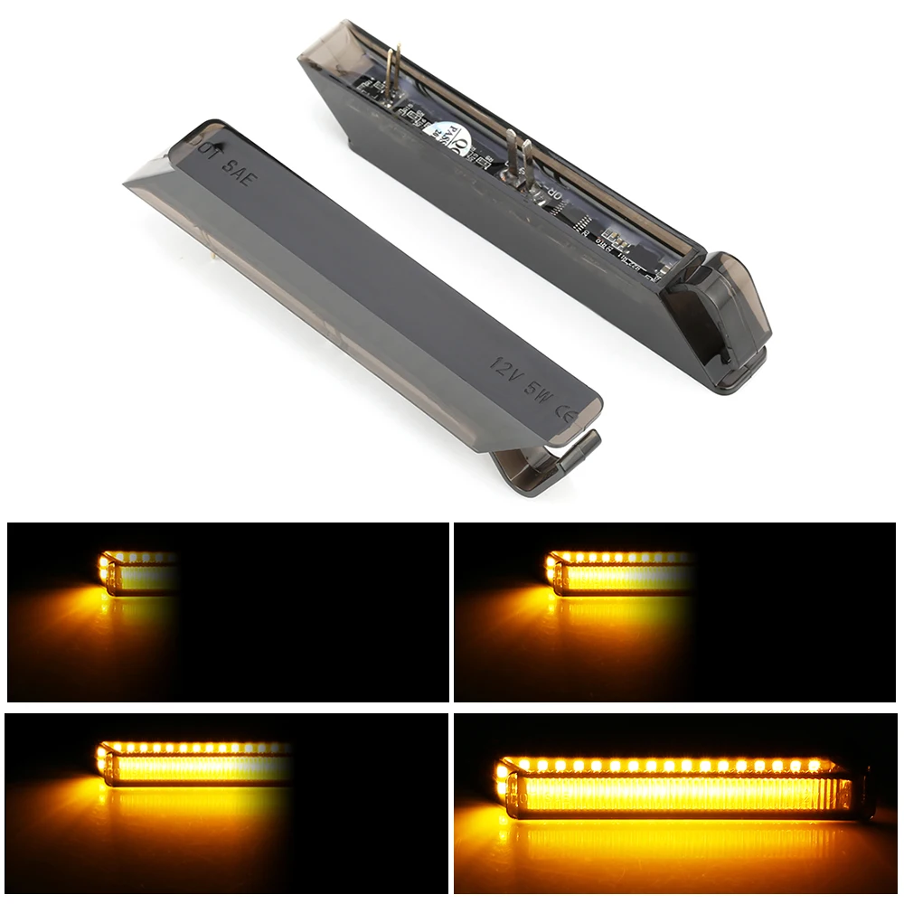 2 шт. Автомобильные Светодиодные поворотники для зеркала заднего вида|Сигнальная