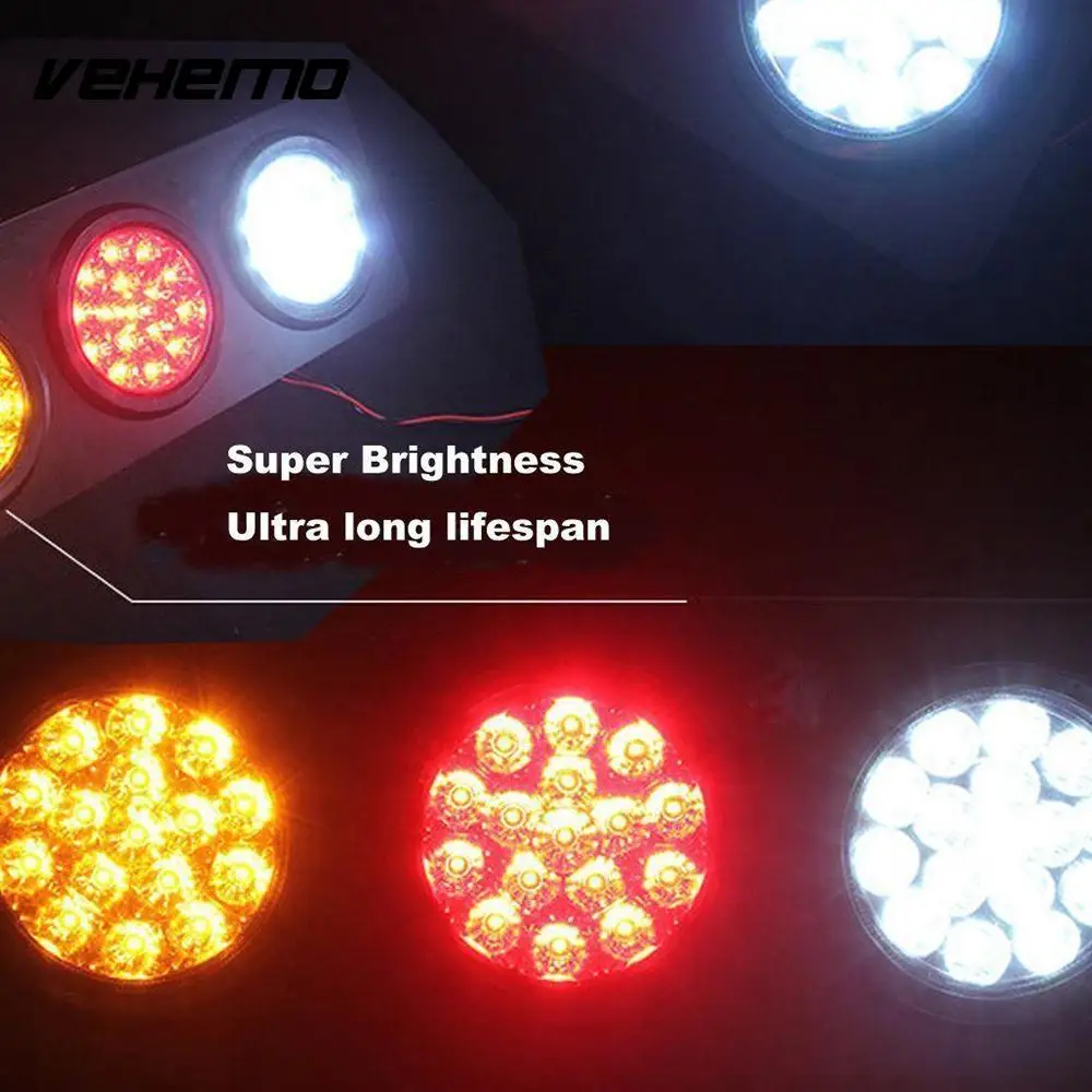 Аварийные огни Vehemo 5 Вт автомобильные задние лампы Универсальные Задние фары для