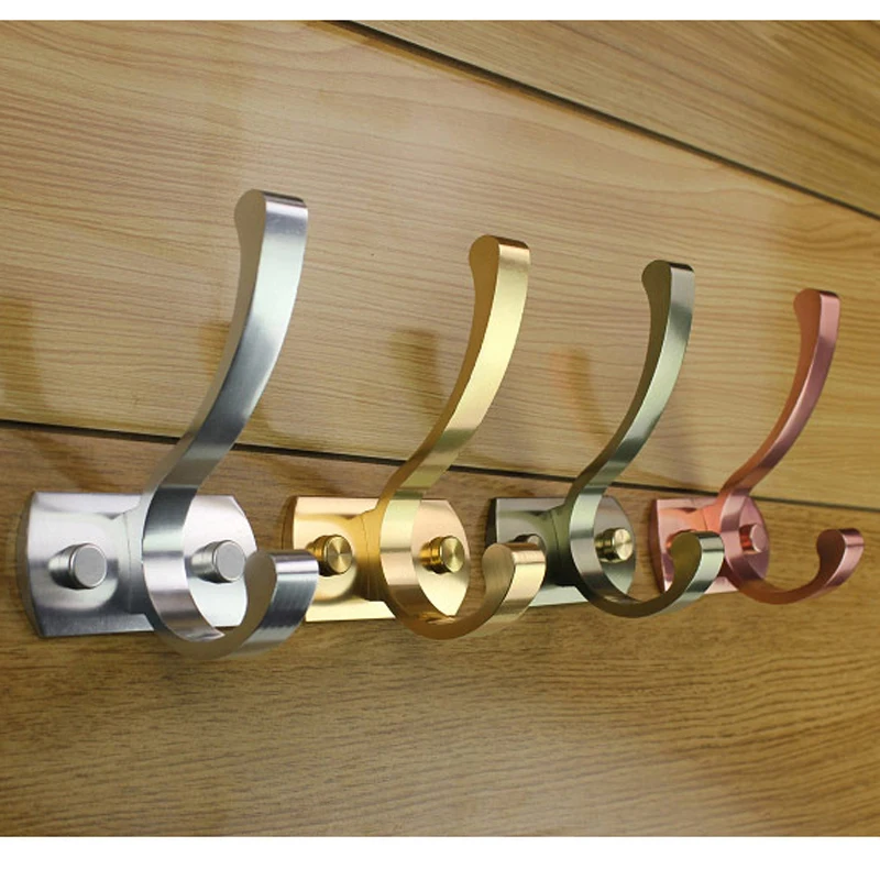 Модный простой эстетический крючок для одежды алюминиевый пальто | Обустройство