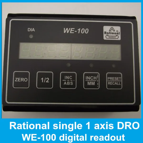 

Milling lathe machine Rational one axis digital readout WE100 Single axis dro simple display LCD screen dro