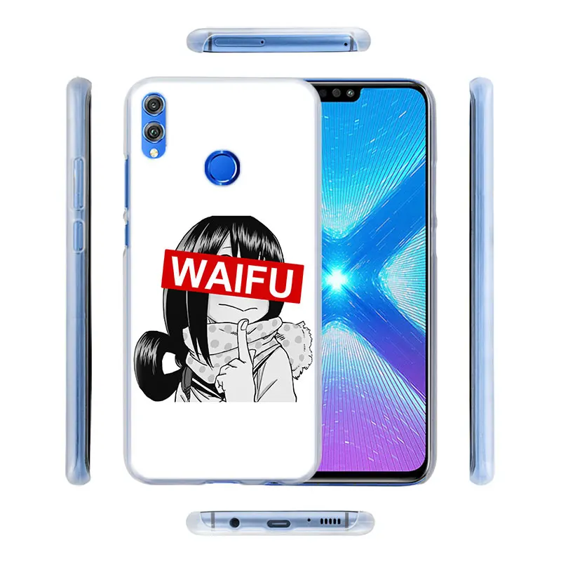 Waifu Sugoi чехол для телефона аниме для huawei Honor 8X 8A Pro 8C 8S 9 10 Lite 20i Honor Play Y7 Y9 крышка чехол Coque