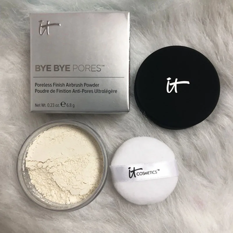 Рассыпчатая пудра It Bye Cosmetics с эффектом потертости пор матовая для макияжа лица