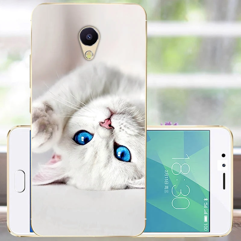 Мягкий чехол MONAEVA из ТПУ для Meizu M5S мини силикона с модным принтом бампер M 5S