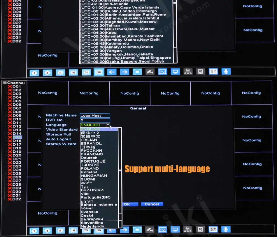 8ch* 4 K/32ch* 5.0MP/32ch* 1080P H.265/H.264 NVR сетевой видеорегистратор DVR плата ip-камера с SATA линией ONVIF CMS XMEYE