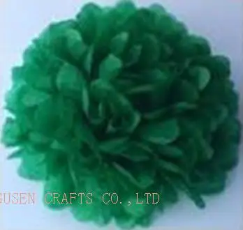 17 deep green 10 см = 4 дюйма 10 шт. Папиросные бумажные цветы шарики-Помпоны фонари вечерние украшения для свадебного украшения разные цвета на выбор - Цвет: 17 deep green