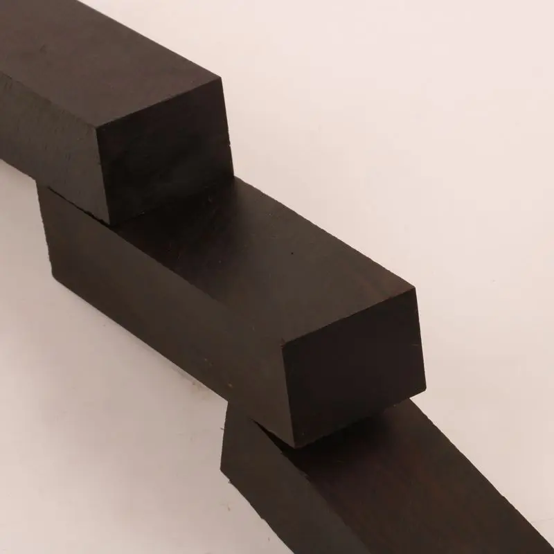 DIY нож ручка материал дерево заготовки черное африканские экзотические