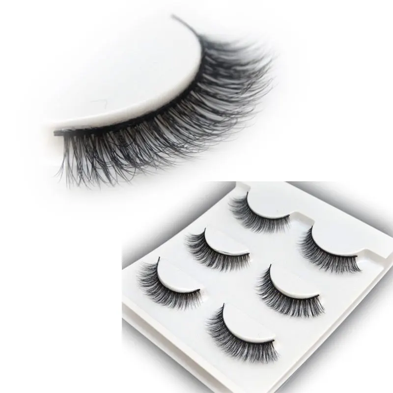 

Новые 3D накладные ресницы, трехмерные нечистоплотные мягкие искусственные ресницы, Модные накладные ресницы для макияжа