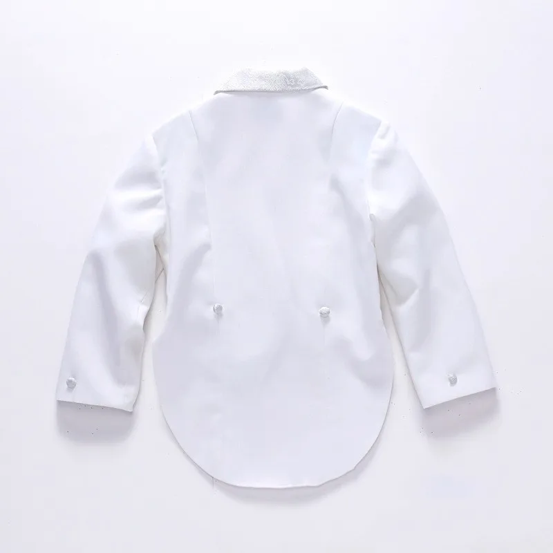 Новинка 2017 года белый костюм для маленьких мальчиков детские блейзеры на свадьбу