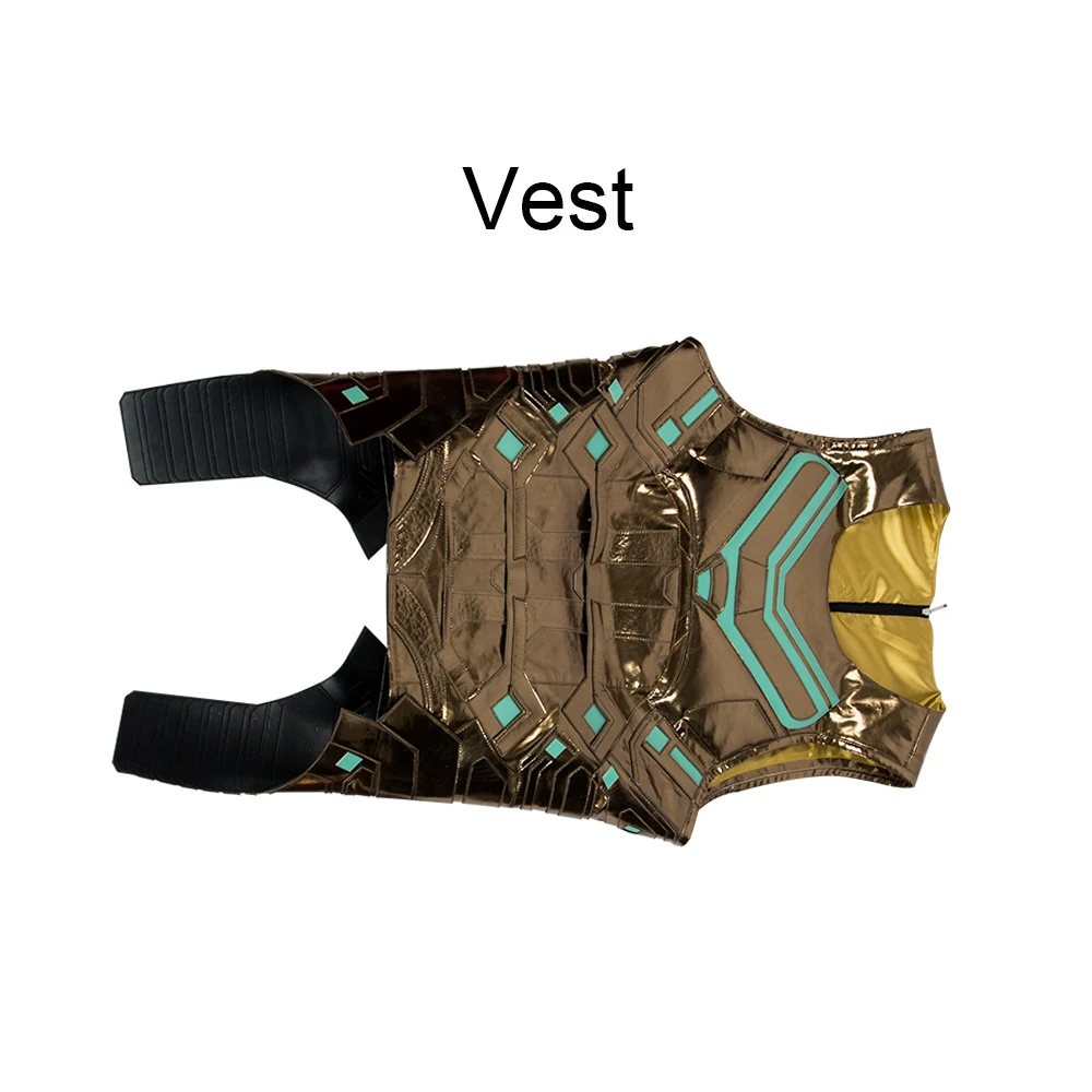 Far From Home SpiderMan Mysterio Halloween Costume for Kids Man Halloween Cosplay Men's Superhero Sets Suit Anime Cloak Sets - Цвет: Vest