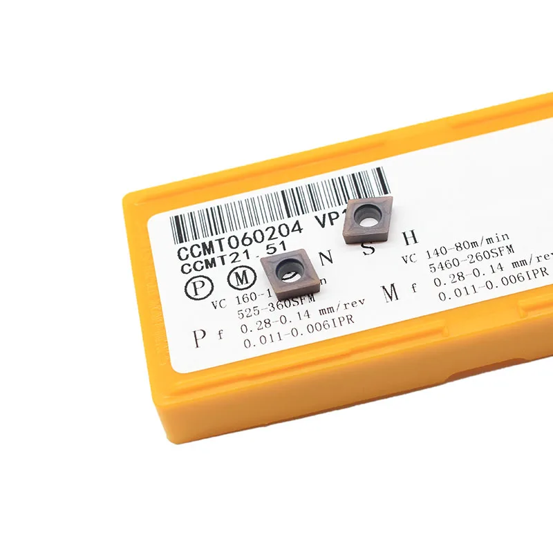 CCMT060204 VP15TF/UE6020 карбидная вставка внутренний круглый токарный инструмент CCMT 060204
